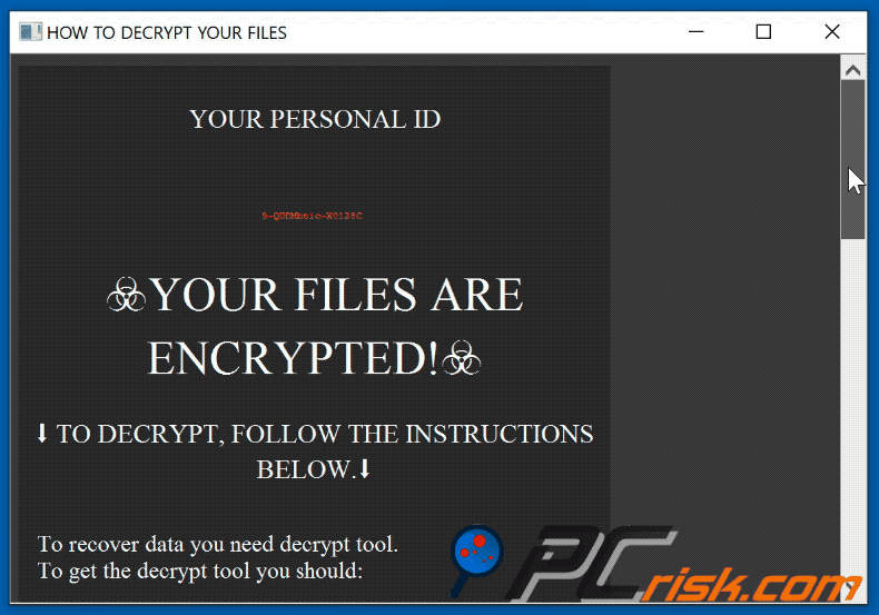 CRPTD ransomware pop-up gif (Recover files.hta)