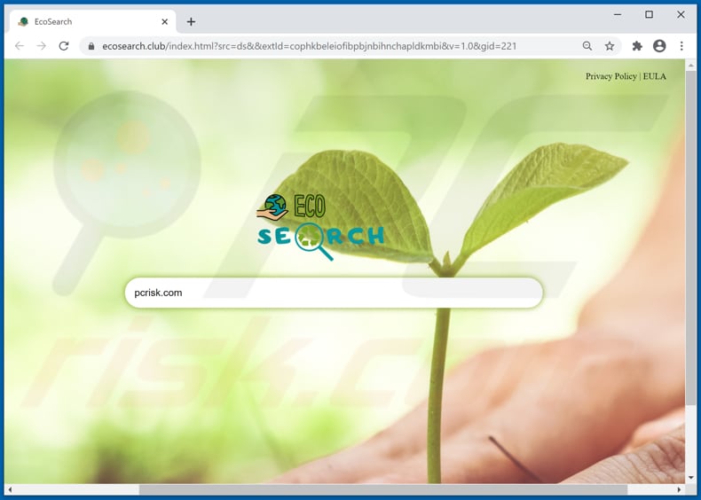 ecosearch.club browser hijacker