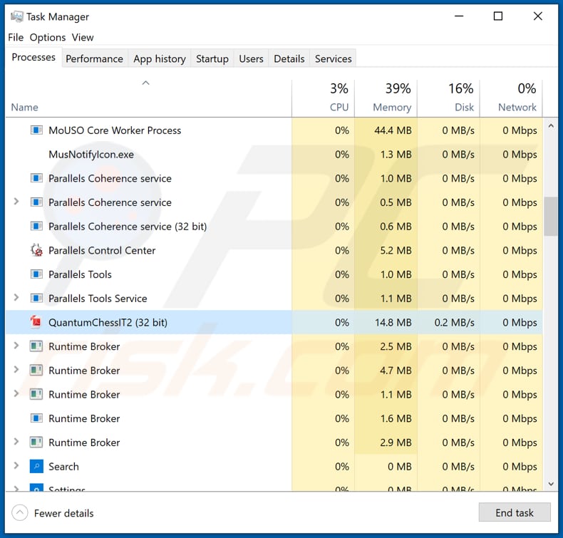 expertrat malware malicous quantumchessit2 process