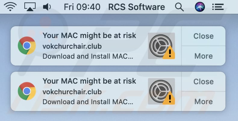 maccleanbooster unwanted application promoting notifications