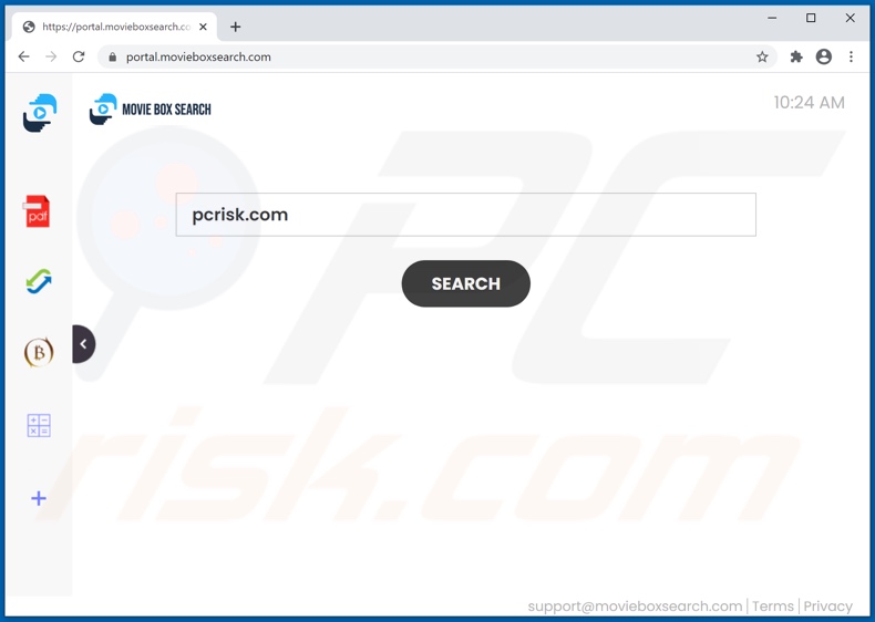 movieboxsearch.com browser hijacker