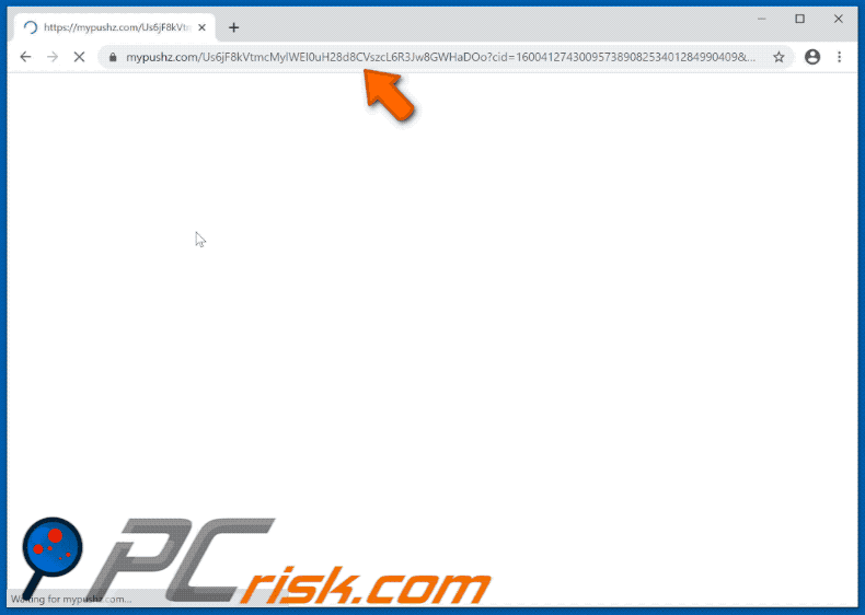 mypushz[.]com website appearance (GIF)