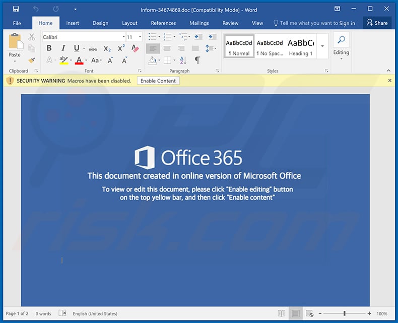 Malicious MS Word document used to spread Qakbot trojan (2020-09-11)