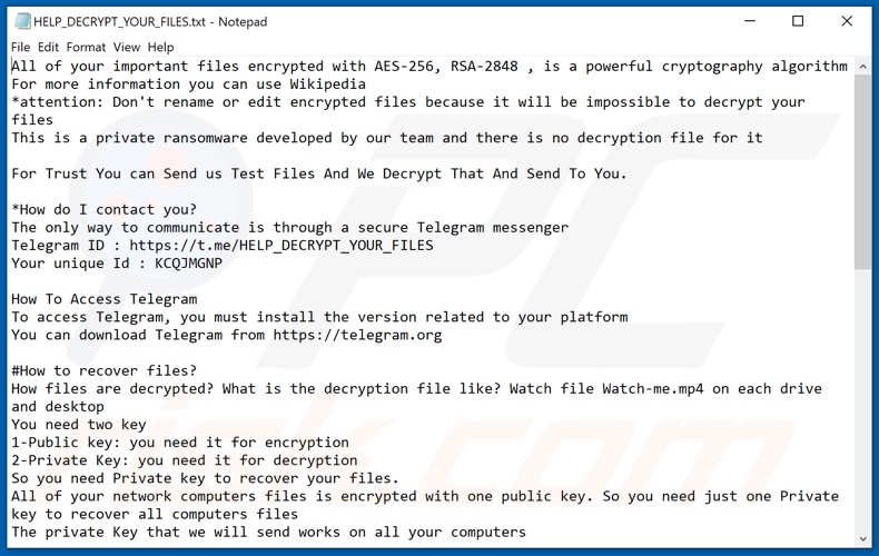 Secure (Sorena) decrypt instructions (HELP_DECRYPT_YOUR_FILES.txt)