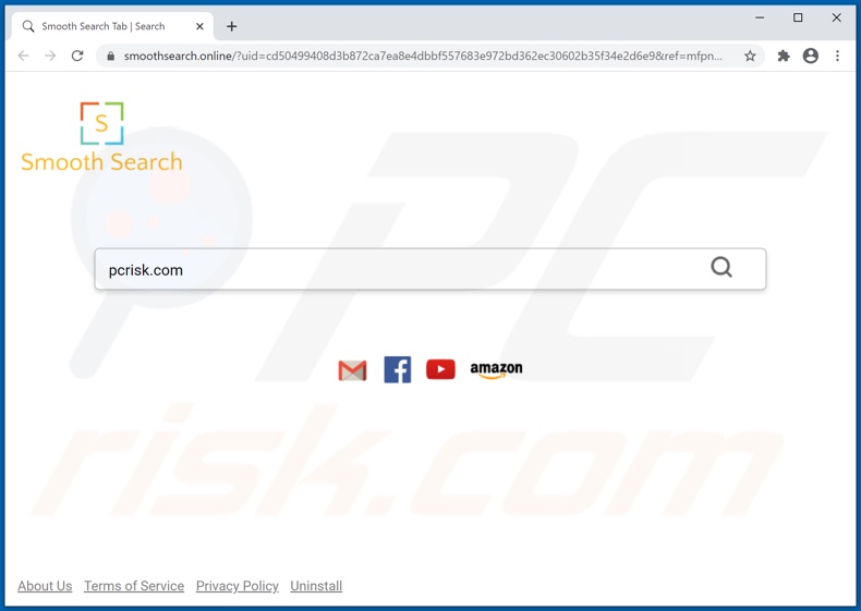 smoothsearch.online browser hijacker