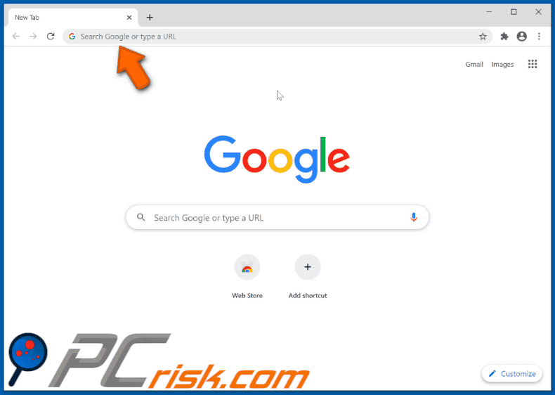 Appearance of SopitaAm browser hijacker (GIF)