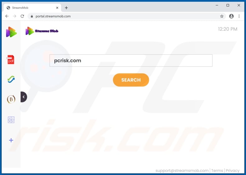 streamsmob.com browser hijacker