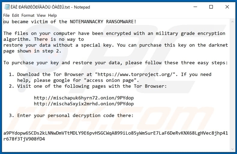 Wannacry666 decrypt instructions