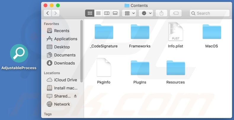 AdjustableProcess adware install folder
