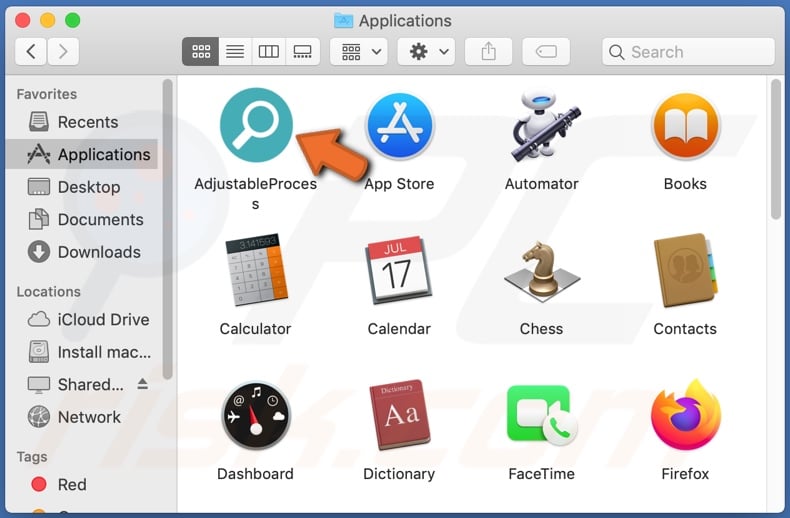 AdjustableProcess adware