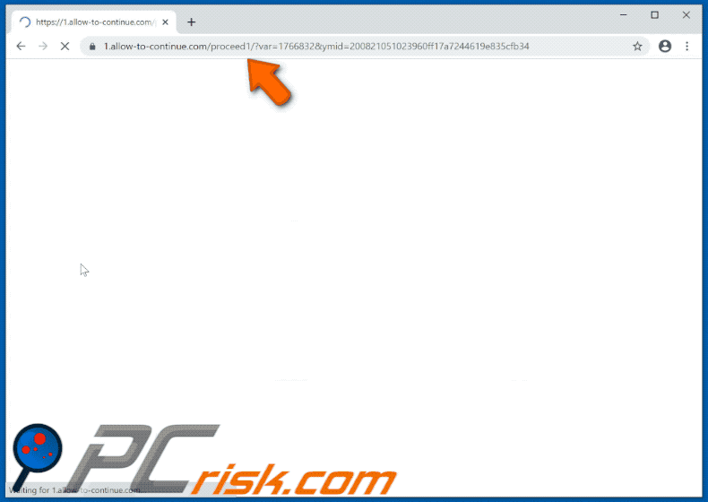 allow-to-continue[.]com website appearance (GIF)
