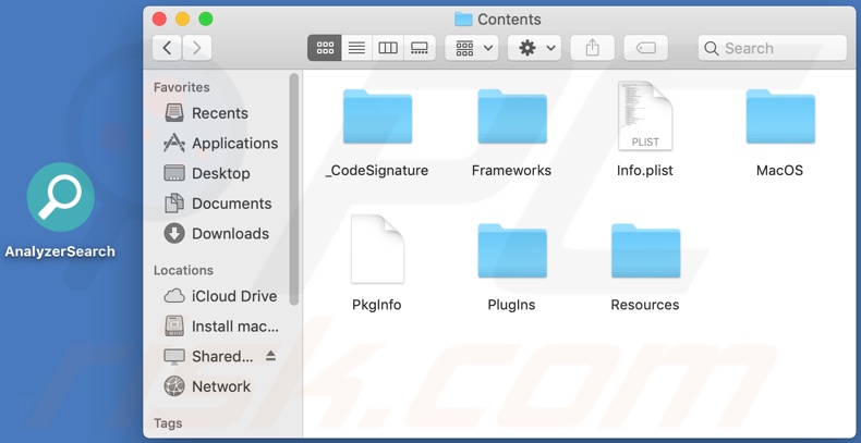 AnalyzerSearch adware install folder