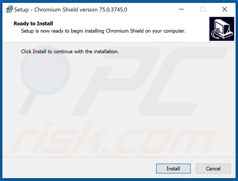 Chromium Shield PUA installation setup