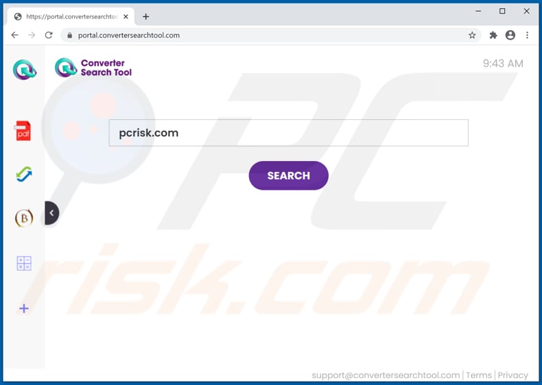 convertersearchtool.com browser hijacker