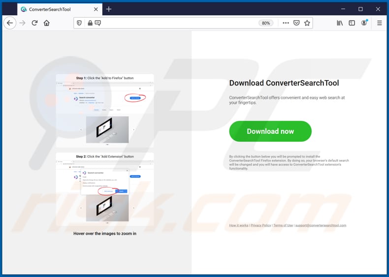 convertersearchtool browser hijacker promoter firefox