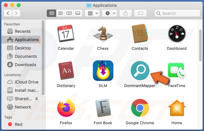 DominantMapper adware