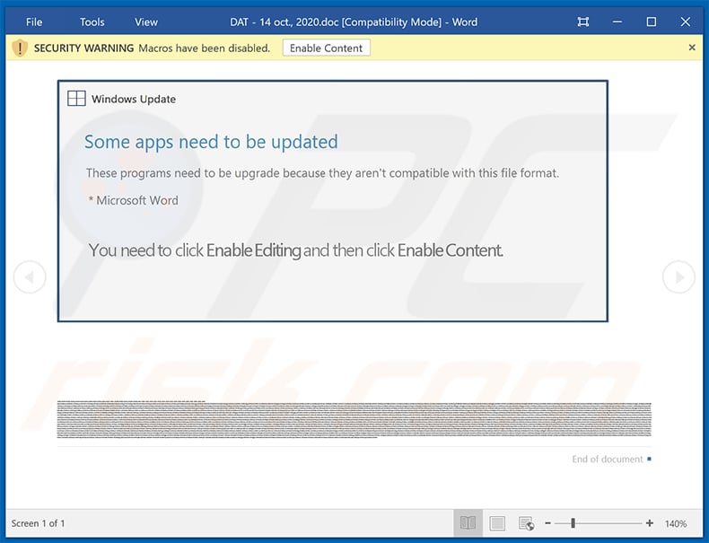 BleepingComputer on X: It's just an antivirus update. What could go wrong? I am doing it! / X