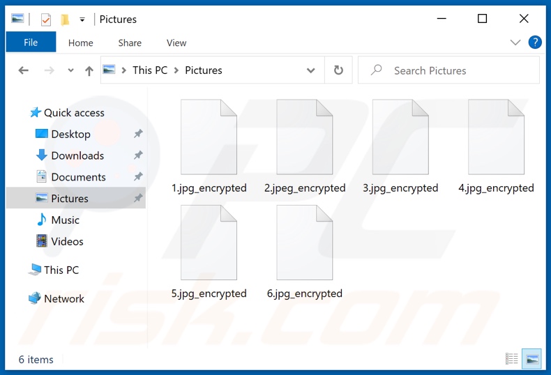 Files encrypted by _encrypted ransomware (_encrypted extension)
