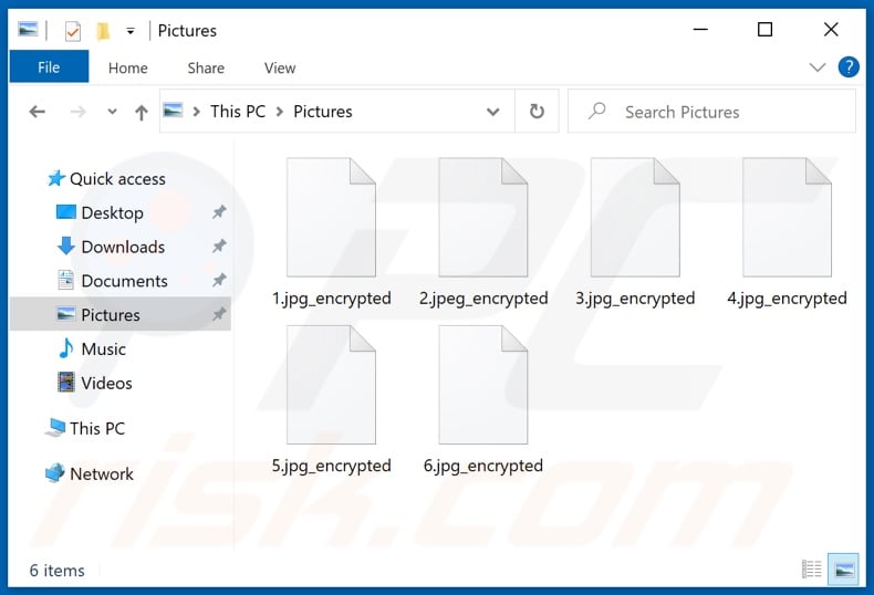 Files encrypted by _encrypted ransomware (_encrypted extension)