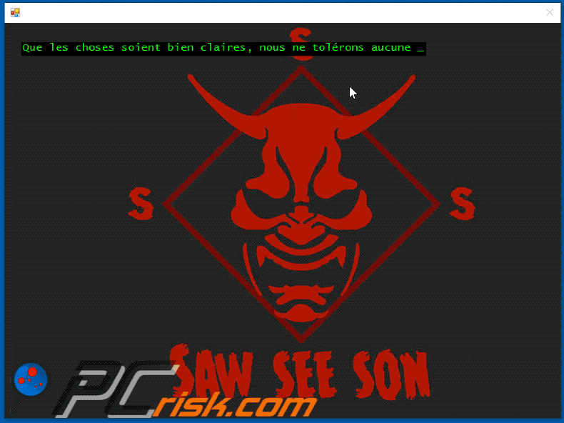 Evil ransomware pop-up gif