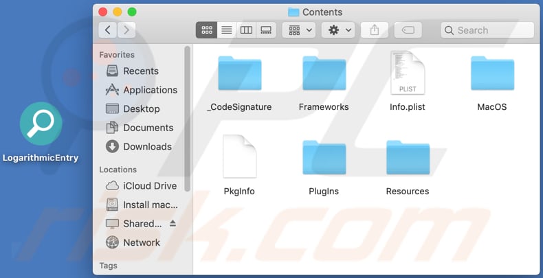 logarithmicentry adware contents folder