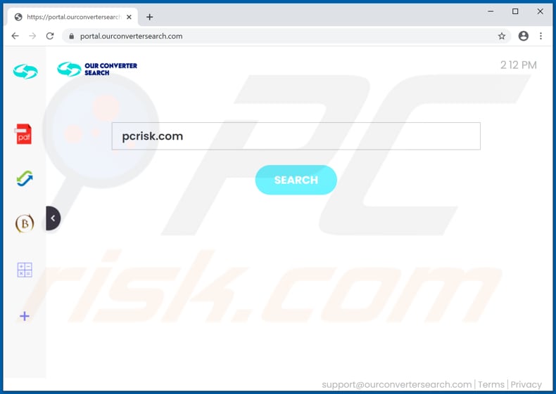 ourconvertersearch.com browser hijacker