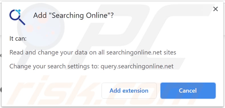 search online browser hijacker notification