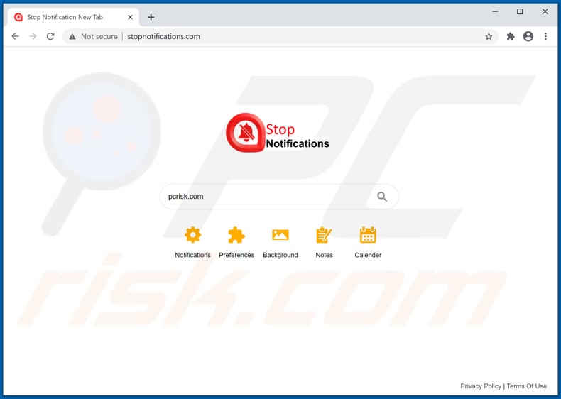 stopnotifications.com browser hijacker