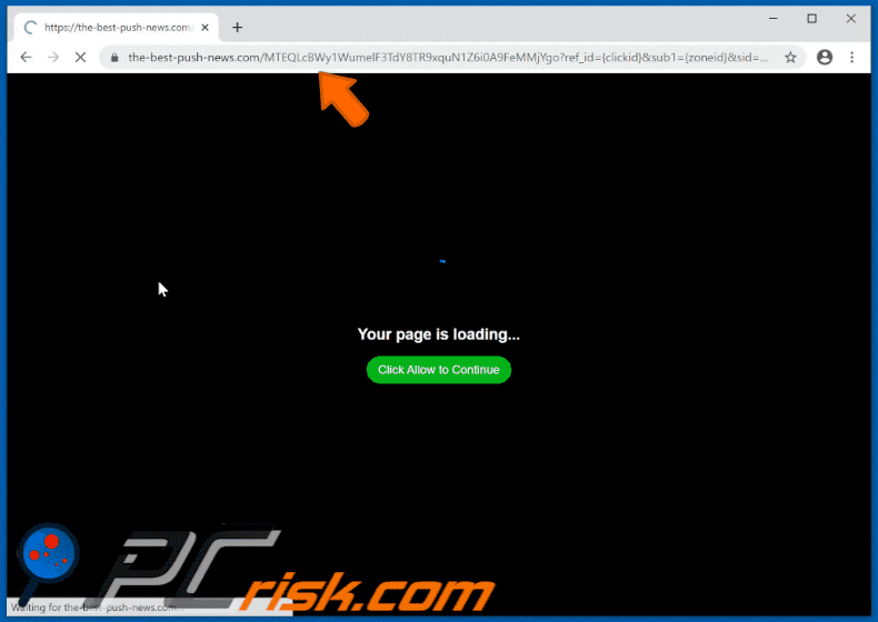 the-best-push-news[.]com website appearance (GIF)