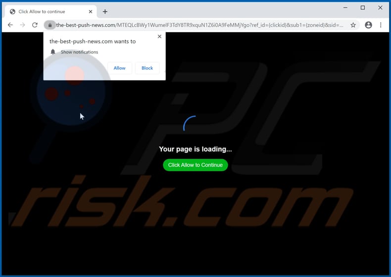 the-best-push-news[.]com pop-up redirects