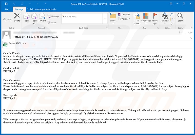 Inland Revenue Exchange System spam email used to spread Ursnif trojan