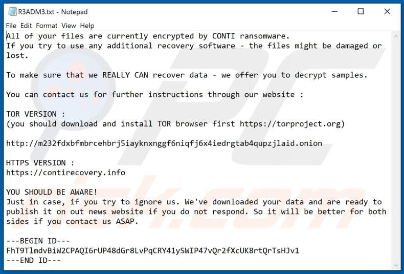 XNMMP decrypt instructions (R3ADM3.txt)