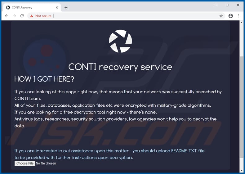 xnmmp ransomware communication website