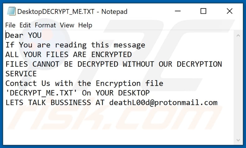Adr decrypt instructions (DesktopDECRYPT_ME.TXT)