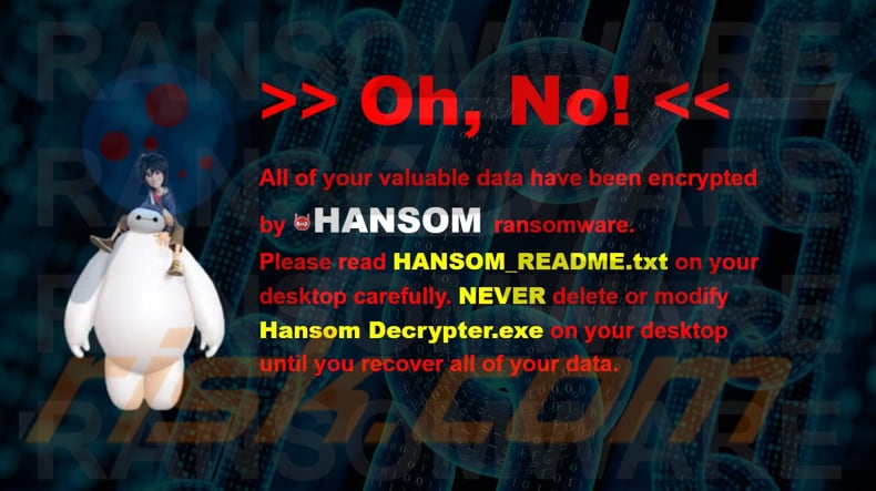 crat malware hansom ransomware desktop wallpaper