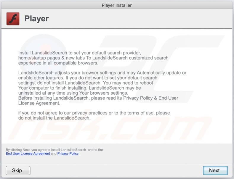 Delusive installer used to promote DeviceHelper adware