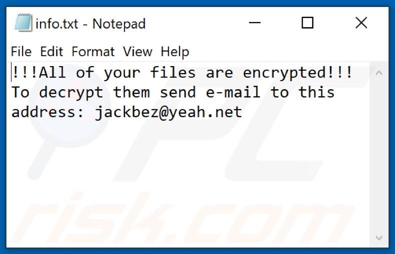 .google (Phobos) ransomware text file (info.txt)