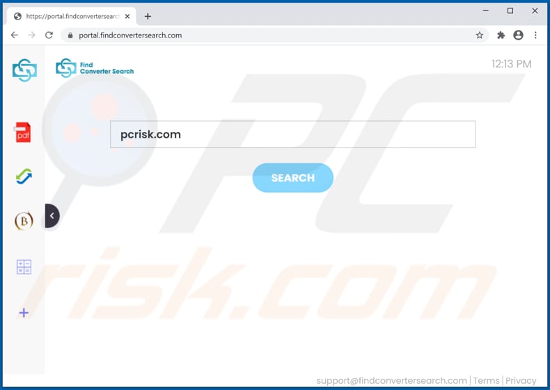 findconvertersearch.com browser hijacker