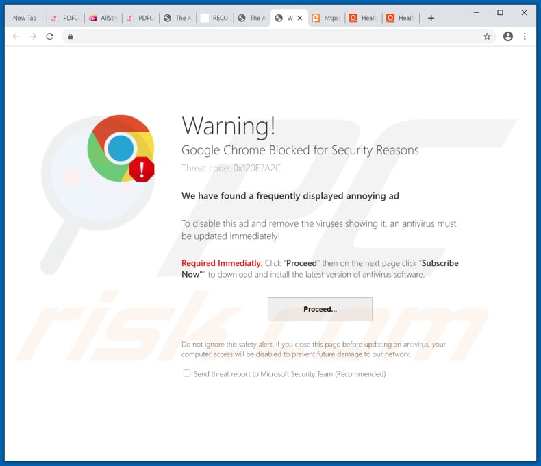 It's not google chrome it's googol chroem