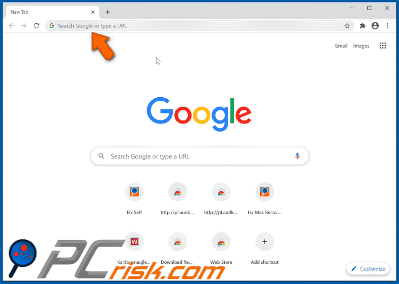 keysearchs.com browser hijacker GIF