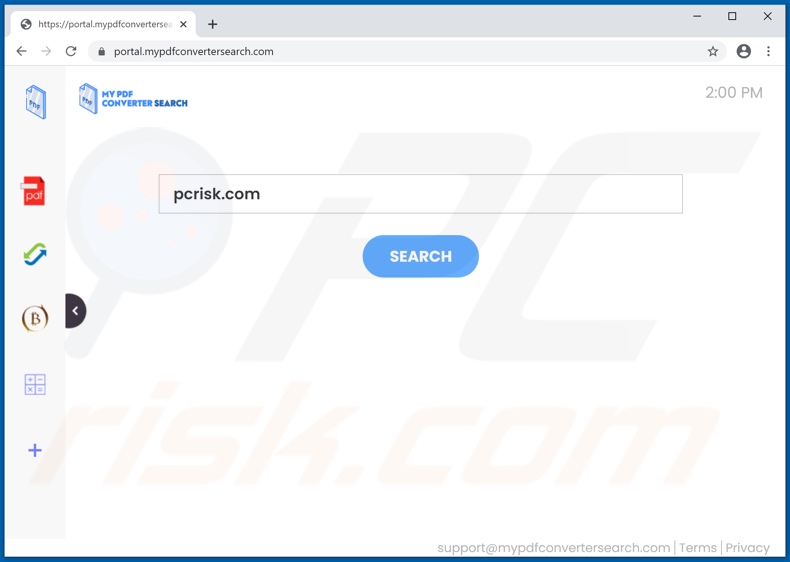 mypdfconvertersearch.com browser hijacker