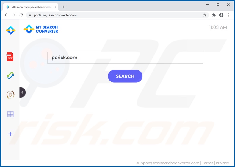 mysearchconverter.com browser hijacker