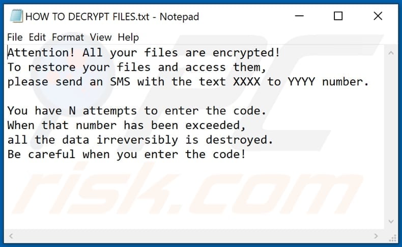 Ni**er decrypt instructions (HOW TO DECRYPT FILES.txt)