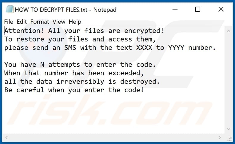 Nigger decrypt instructions (HOW TO DECRYPT FILES.txt)