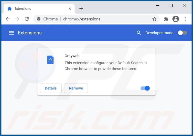 Removing keysearchs.com related Google Chrome extensions