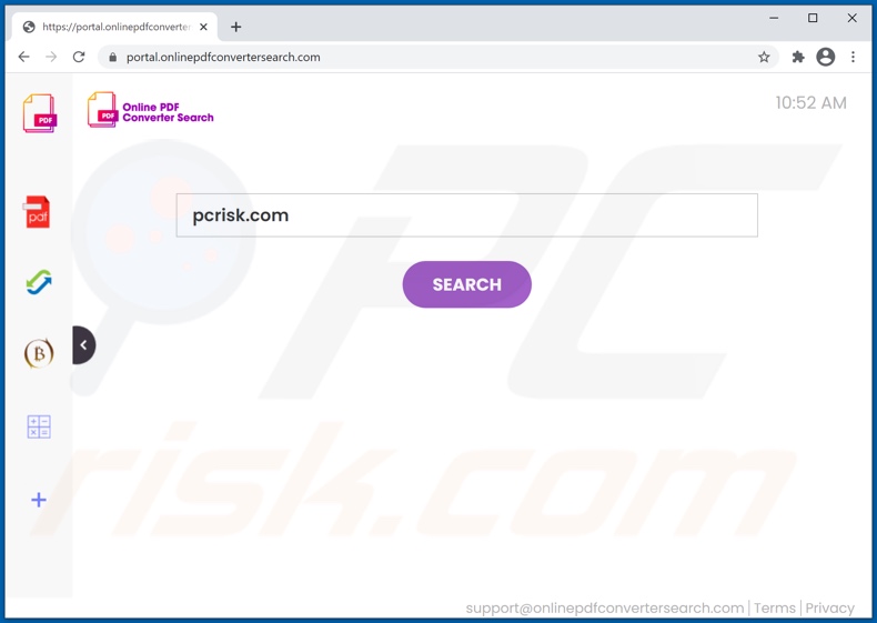 onlinepdfconvertersearch.com browser hijacker