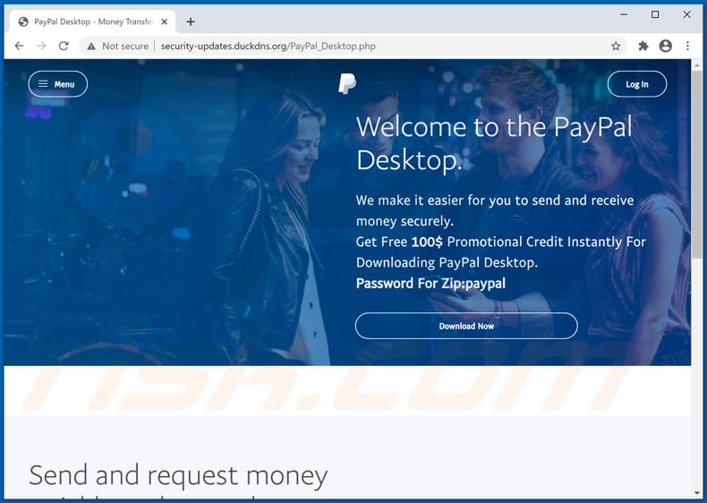 paypal desktop app fake download website