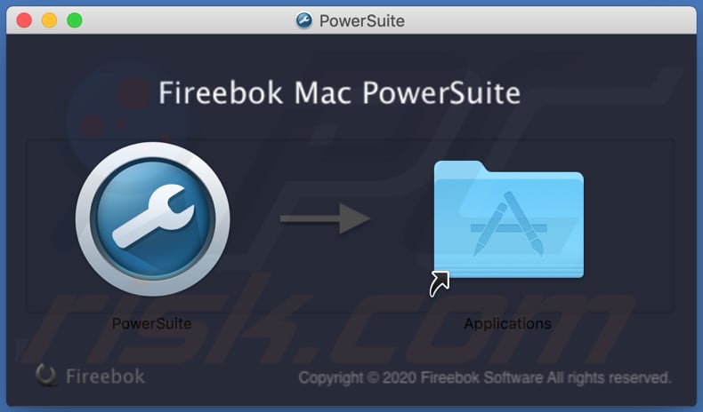 Installation setup of PowerSuite PUA