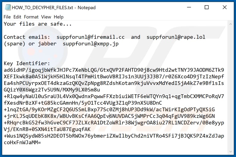 Pulpit decrypt instructions (HOW_TO_DECYPHER_FILES.txt)