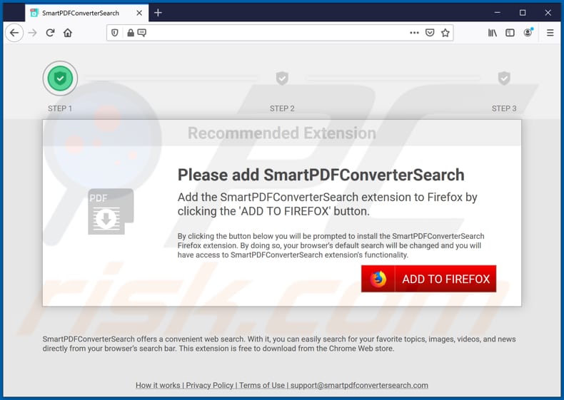 smartpdfconvertersearch browser hijacker promoter firefox